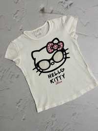 Белая футболка Hello Kitty