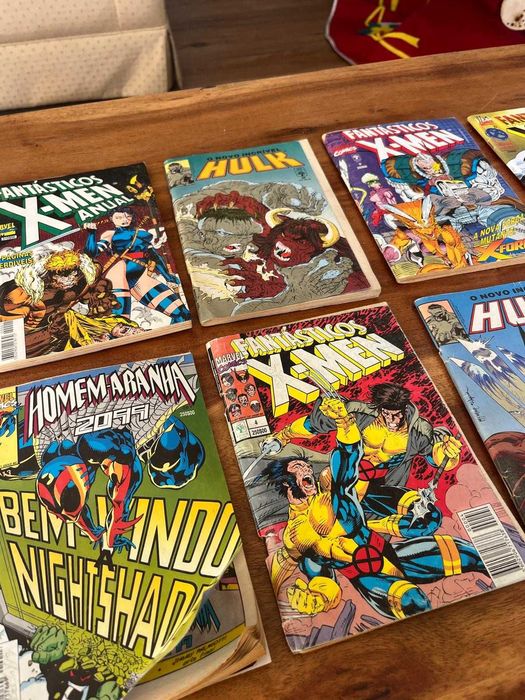 Livros de Banda Desenhada (X-MEN, HOMEM ARANHA, HULK, DISNEY)
