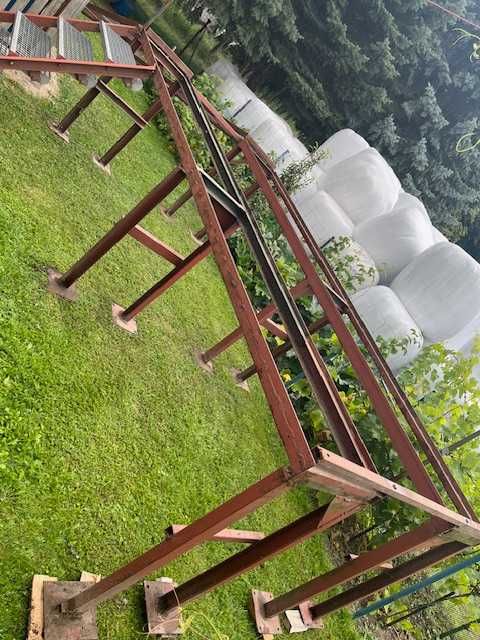 Najazd samochodowy / rampa obsługowa – konstrukcja metalowa