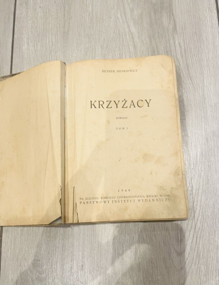 Krzyżacy Henryk Sienkiewicz 1948 rok