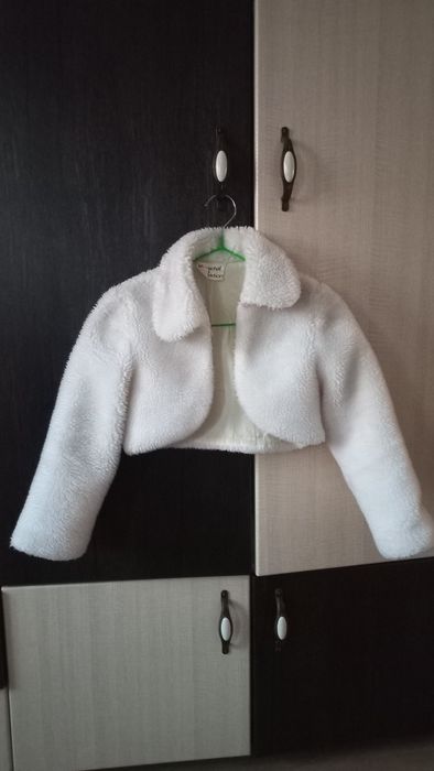 Болеро, шубка, накидка, пончо для дівчинки. Зр.134