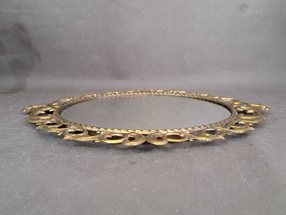 Lustro owalne stylowe wiszące