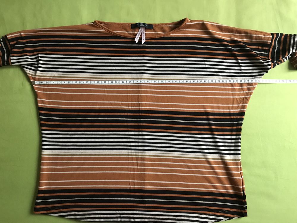 Pasiasta bluzka Reserved S oversize, paski