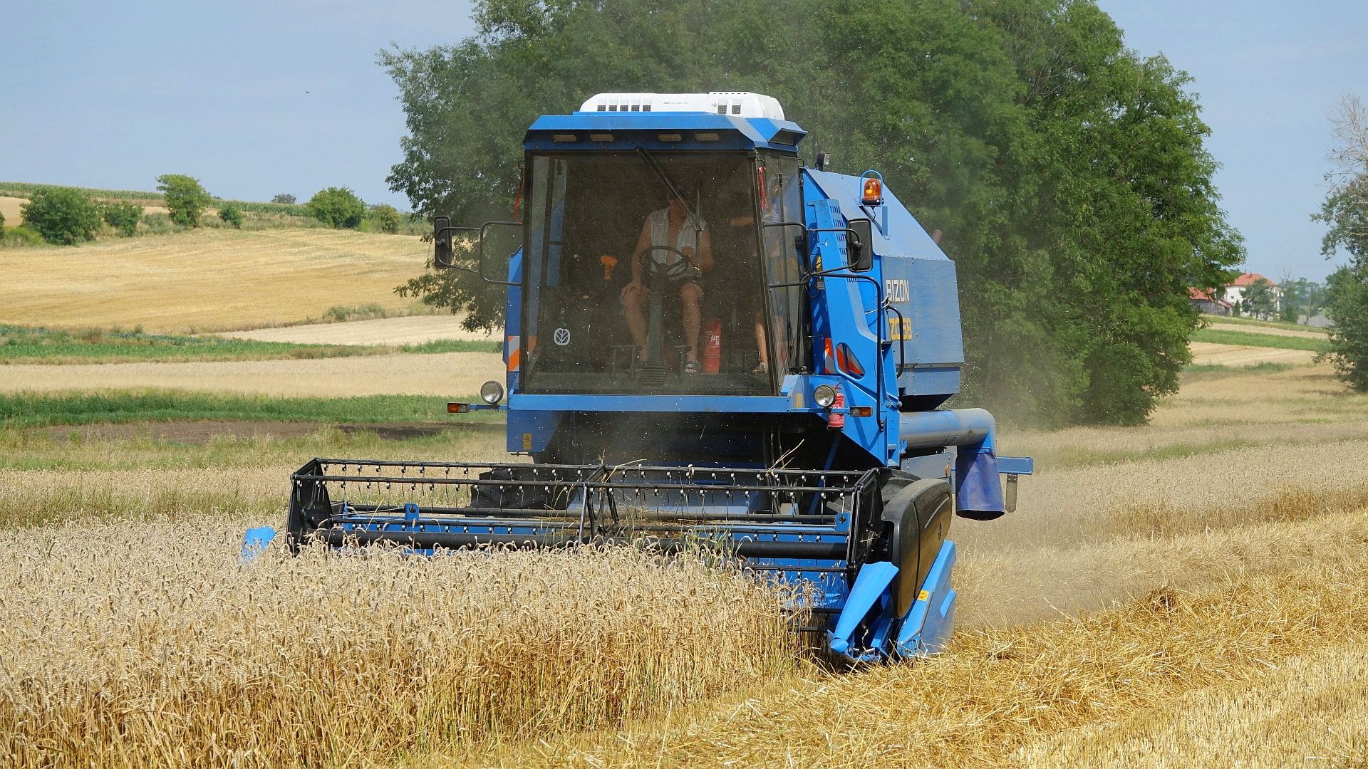 Klimatyzacja sprężarkowa dachowa 24v, kombajn, bizon, claas, jd, ursus