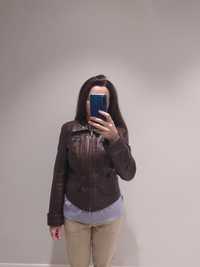 Шкіряна жіноча куртка, розмір М