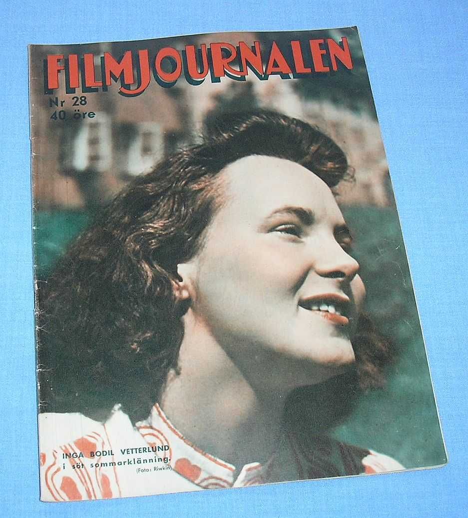 FilmJournalen nr 28 z 1-7 lipiec 1942 r. Inga Bodil Vetterlund