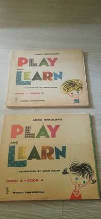 2 książki Play and Learn Anny Mikulskiej book1-4