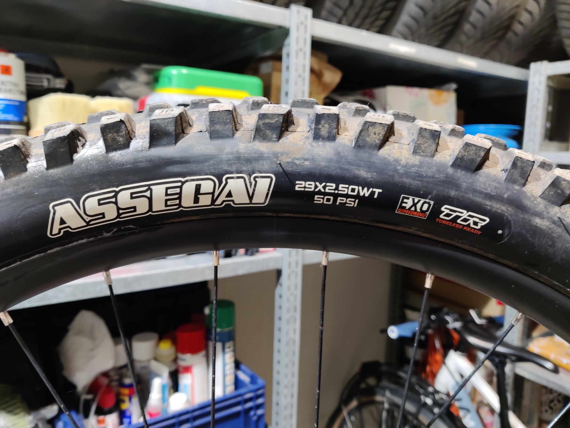 Opona enduro Maxxis Asegai 29x2.50" EXO TR jak nowa