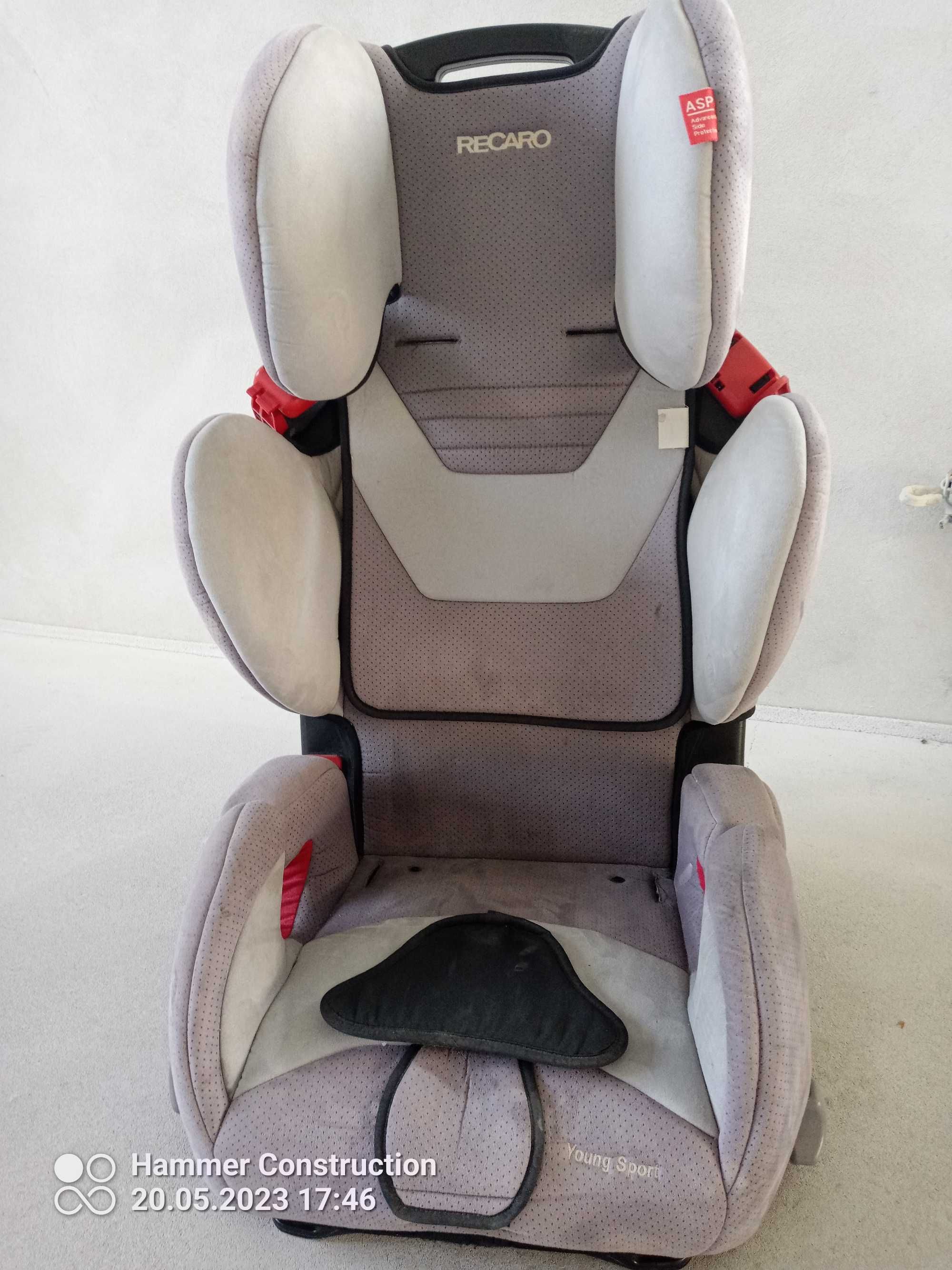 Fotelik samochodowy Recaro Yung Sport. 9-36 kg