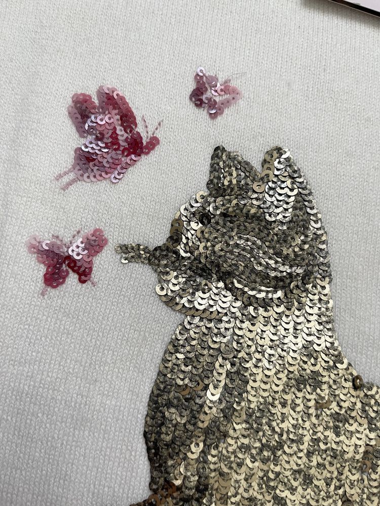 Новая футбока с котенком TED BAKER для девочки 5-6 лет
