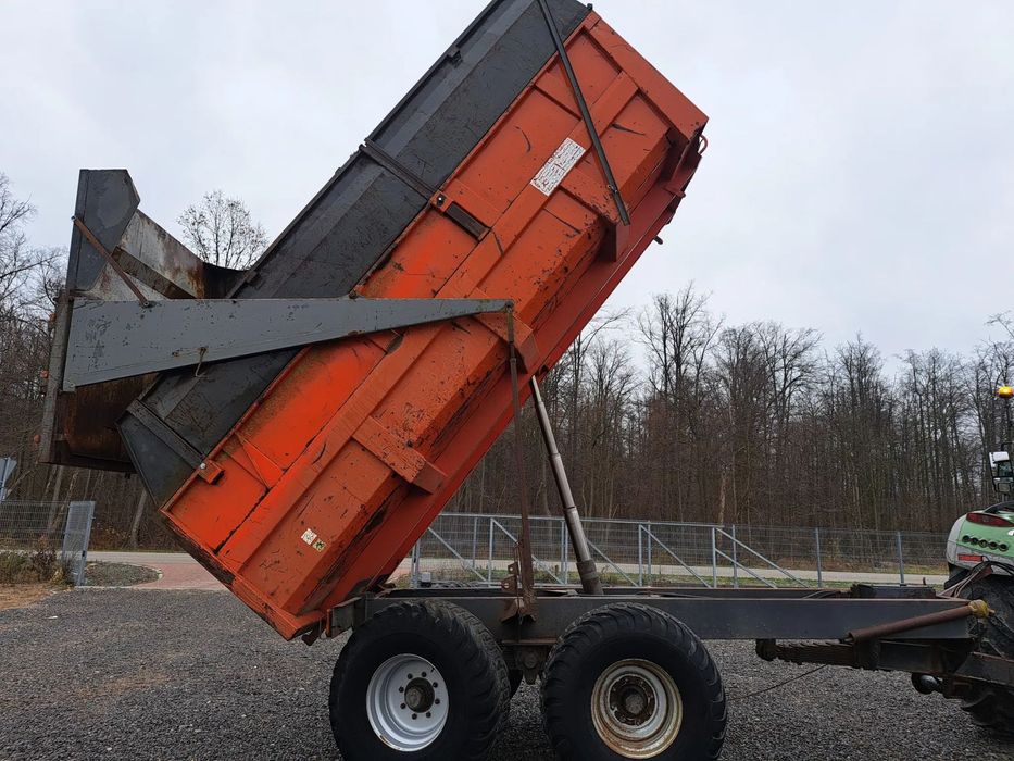 BROCHARD 15 ton Skrętna oś  Przyczepa rolnicza skorupa wywrotka Brochard jak Roland Joskin Jeantil