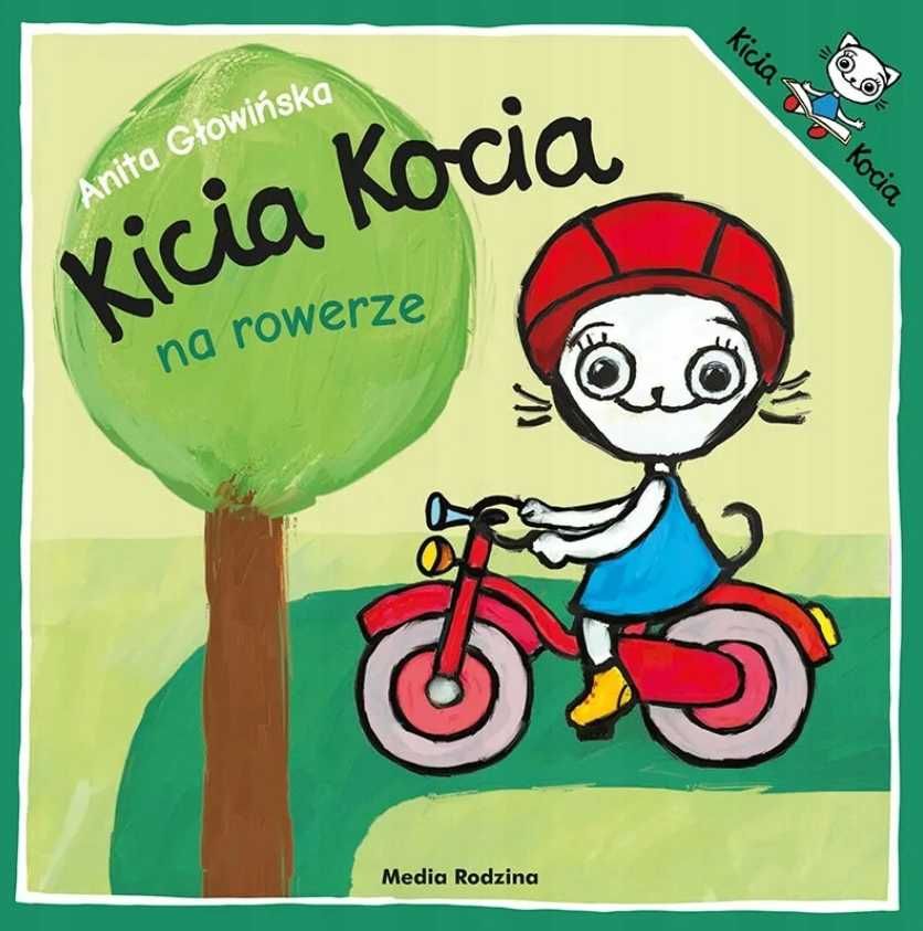 KSIĄŻECZKA Kicia kocia na rowerze