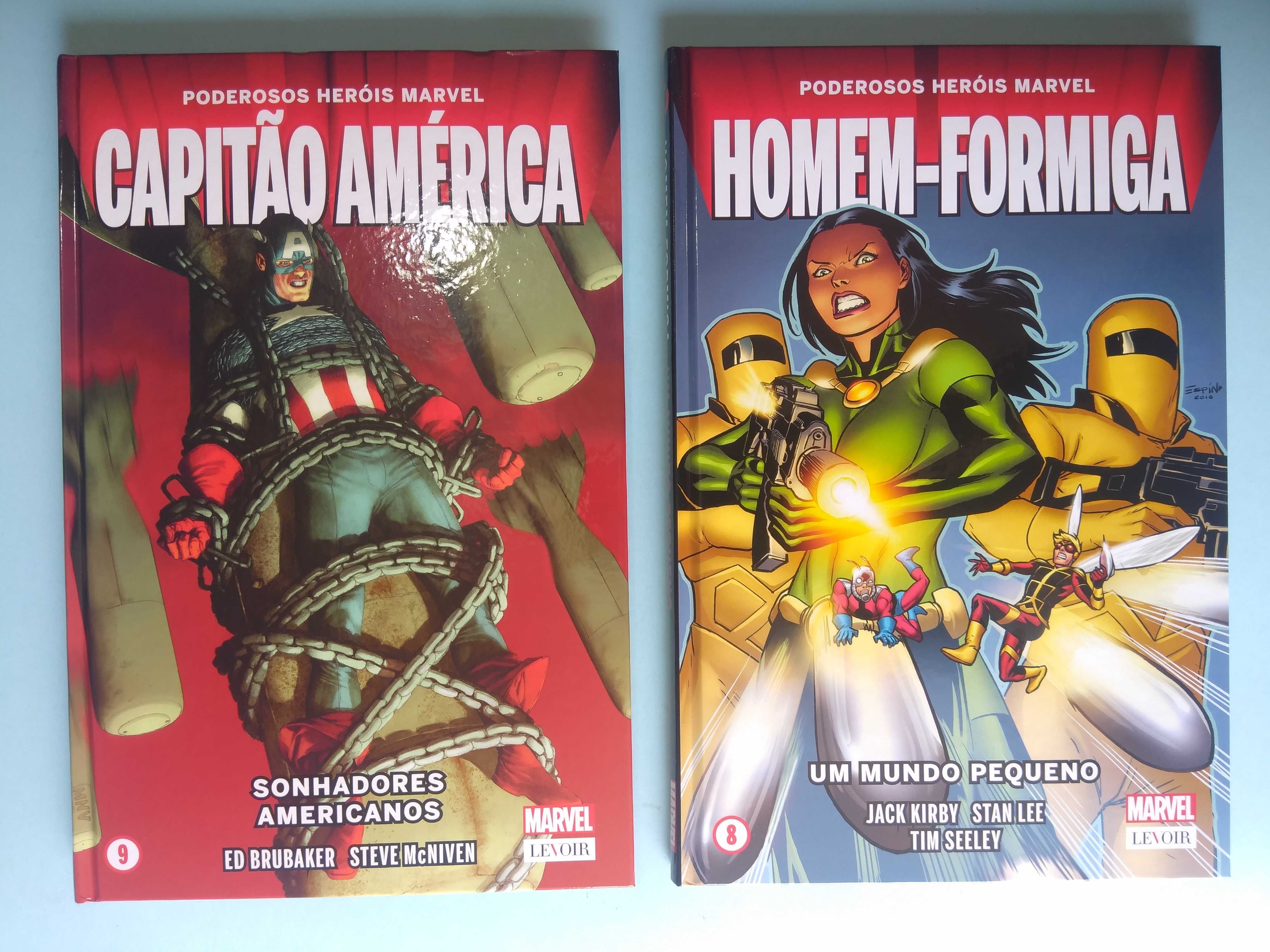 PODEROSOS HERÓIS MARVEL - Completa 15 volumes Ed. Levoir