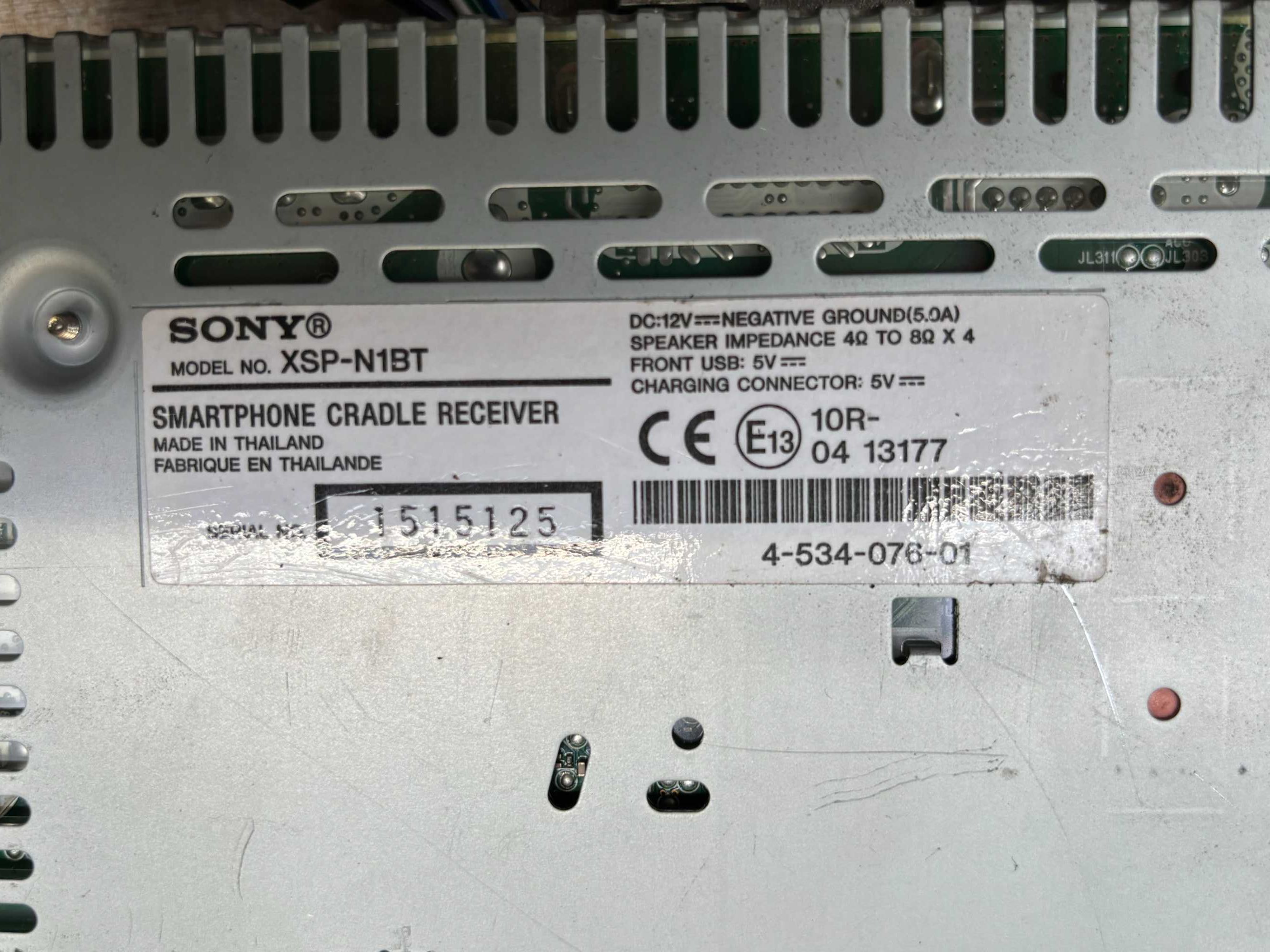 Radio Sony XSP-N1BT