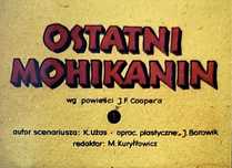 2 x OSTATNI MOHIKANIN bajka na rzutnik projektor diaskop PRL