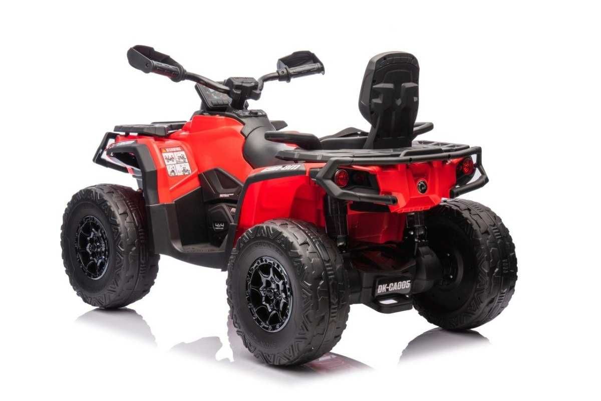 Quad Can Am Outlander 4x4 na akumulator 12V 14Ah + PILOT Czerwony