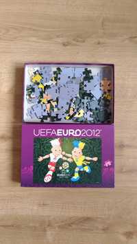 JAK NOWE - Puzzle dla dzieci UEFA euro 100 sztuk.