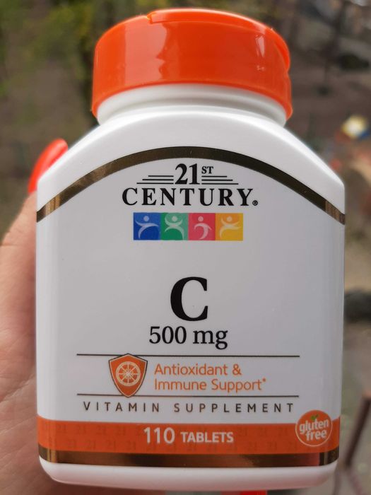 Витамин Ц С500 С1000 21st Century, vitamin C 500 1000, вітамін С