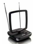 Philips SDV5120 aktywna antena pokojowa DVB-T 36 dB czarna /super stan