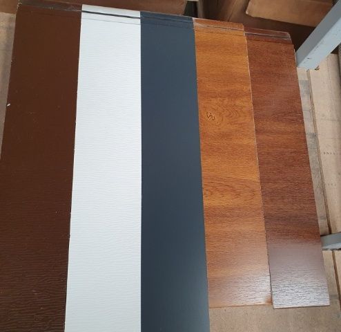 Brama garażowa segmentowa 2750x2250 ANTRACYT BRĄZ BIAŁY