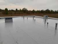 dach płaski membrana PVC papa stropodach hydroizolacja taras balkon