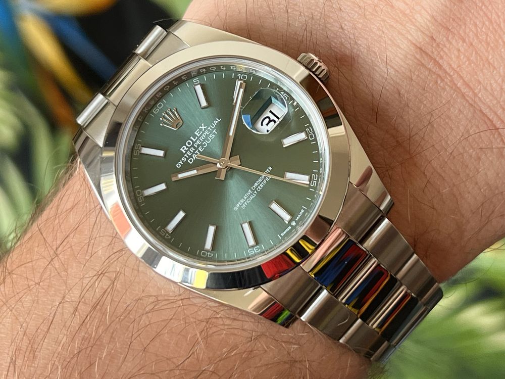 Rolex Datejust 41 Mint Green salon PL