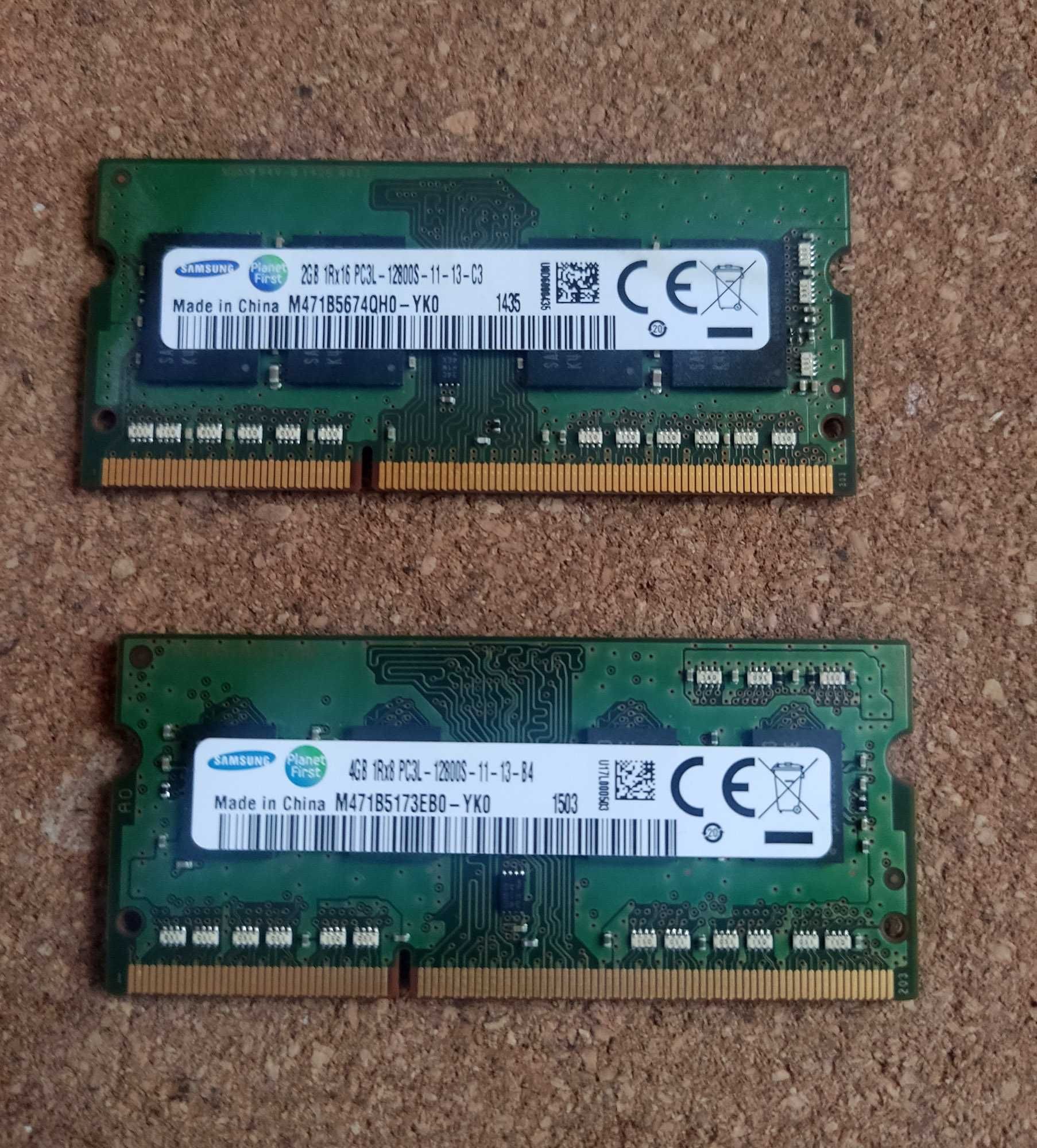 Pamięć RAM Samsung DDR3L 6GB (4+2), 12800S, 1600MHz, 1.35V