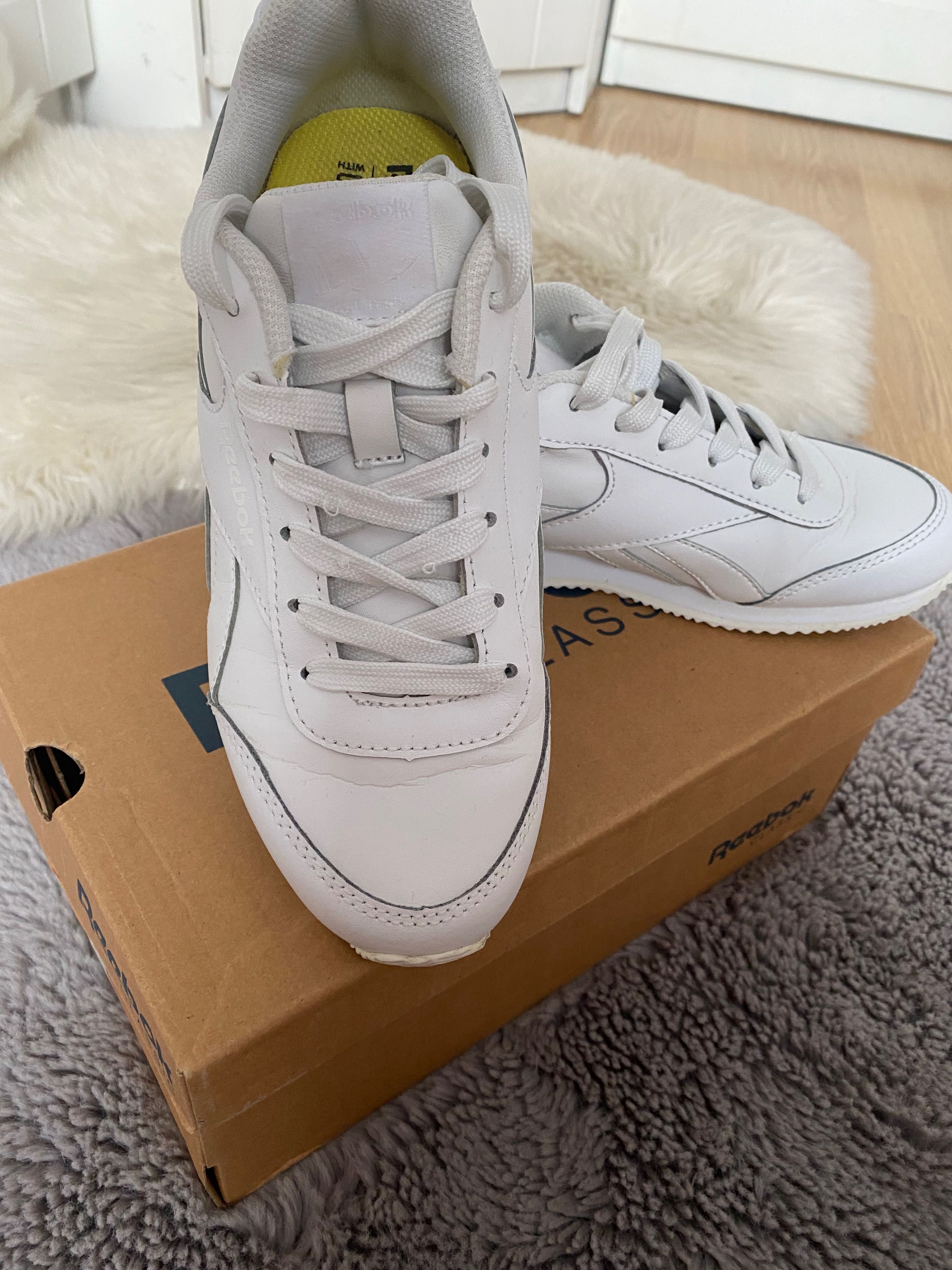 Buty białe sneakersy reebok 36