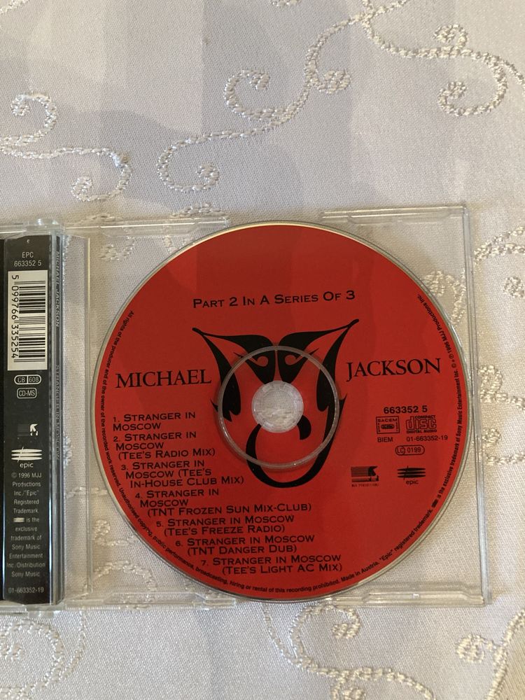 Płyta Cd Michael Jackson Stranger In Moscow The Todd Terry Remixes