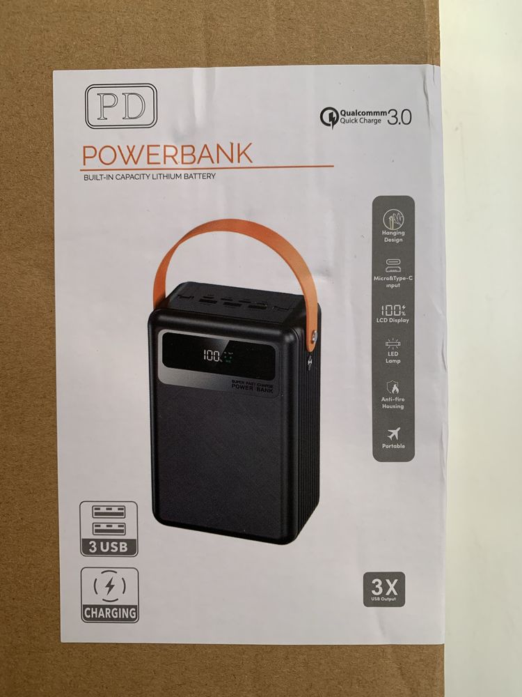 PowerBank 160000 mAh PD100W Super Fast Charge iPhone Laptop