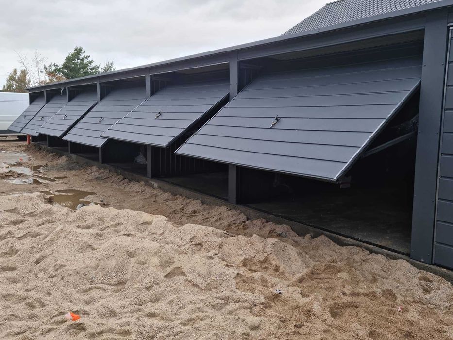 Garaż blaszany, garaż blaszak 3x5, kompleks garaży, parking - moduły