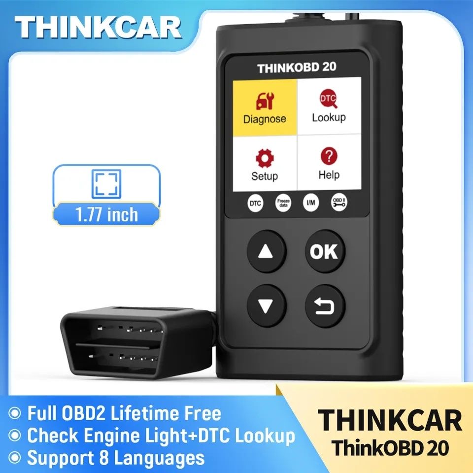 Автосканер THINKOBD 20  mucar 20, сброс ошибок , диагностика, сканер