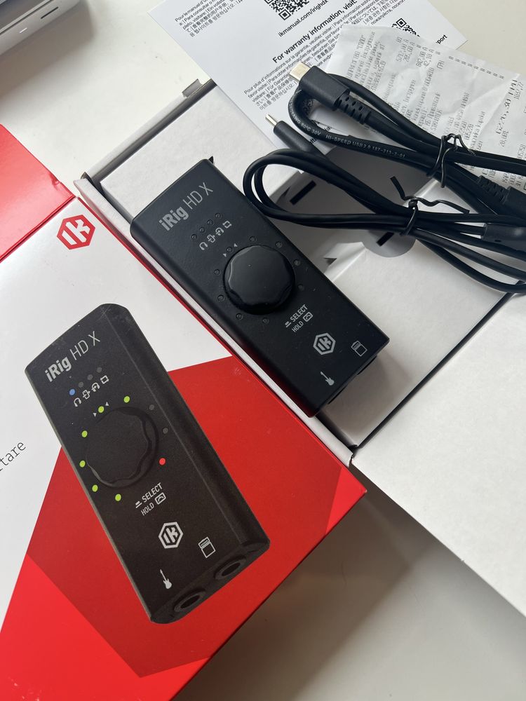 Гітарний інтерфейс IK MULTIMEDIA iRIG HD X