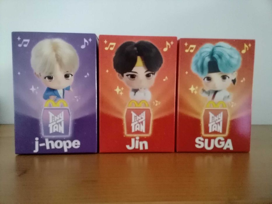 Mc Donald's BTS Tiny Tan - Novos Caixas por Abrir - 5€ Cada+Envio CTT