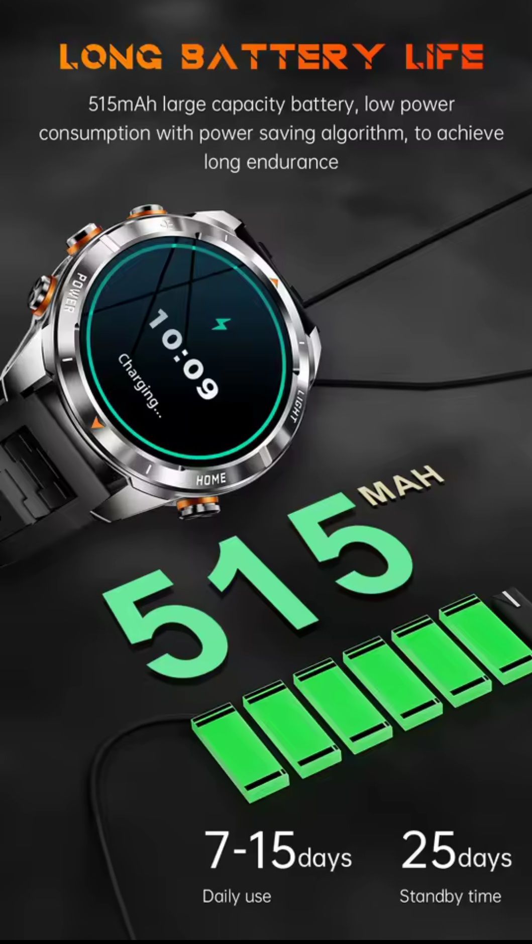 Тактические смарт часы NFC. GPS. AMOLED. Барометр, альтиметр,фонарики