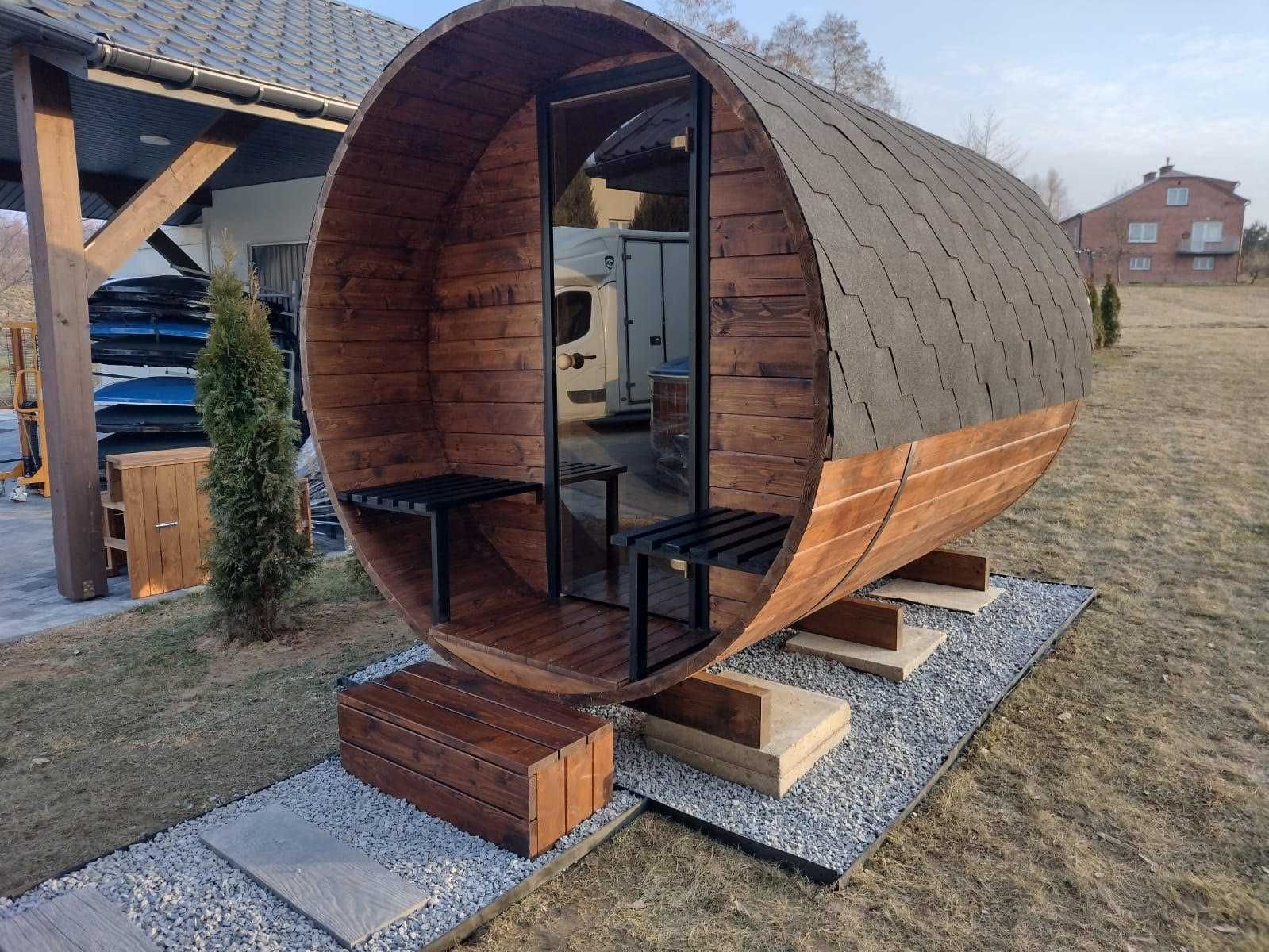 Sauna Beczka ogrodowa SPA Raty -  PRODUCNET