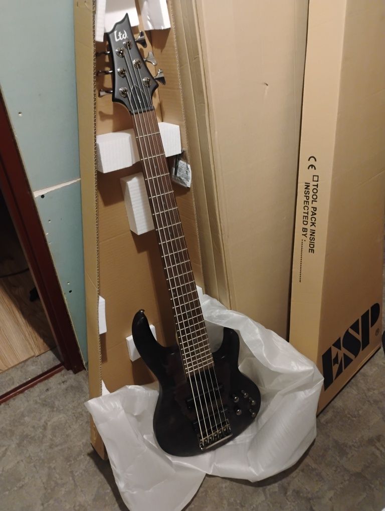 ESP LTD B-206 gitara basowa sześciostrunowa 6 zamiana na 5 strun