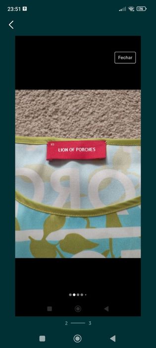 Blusa Lion of Porches XS
