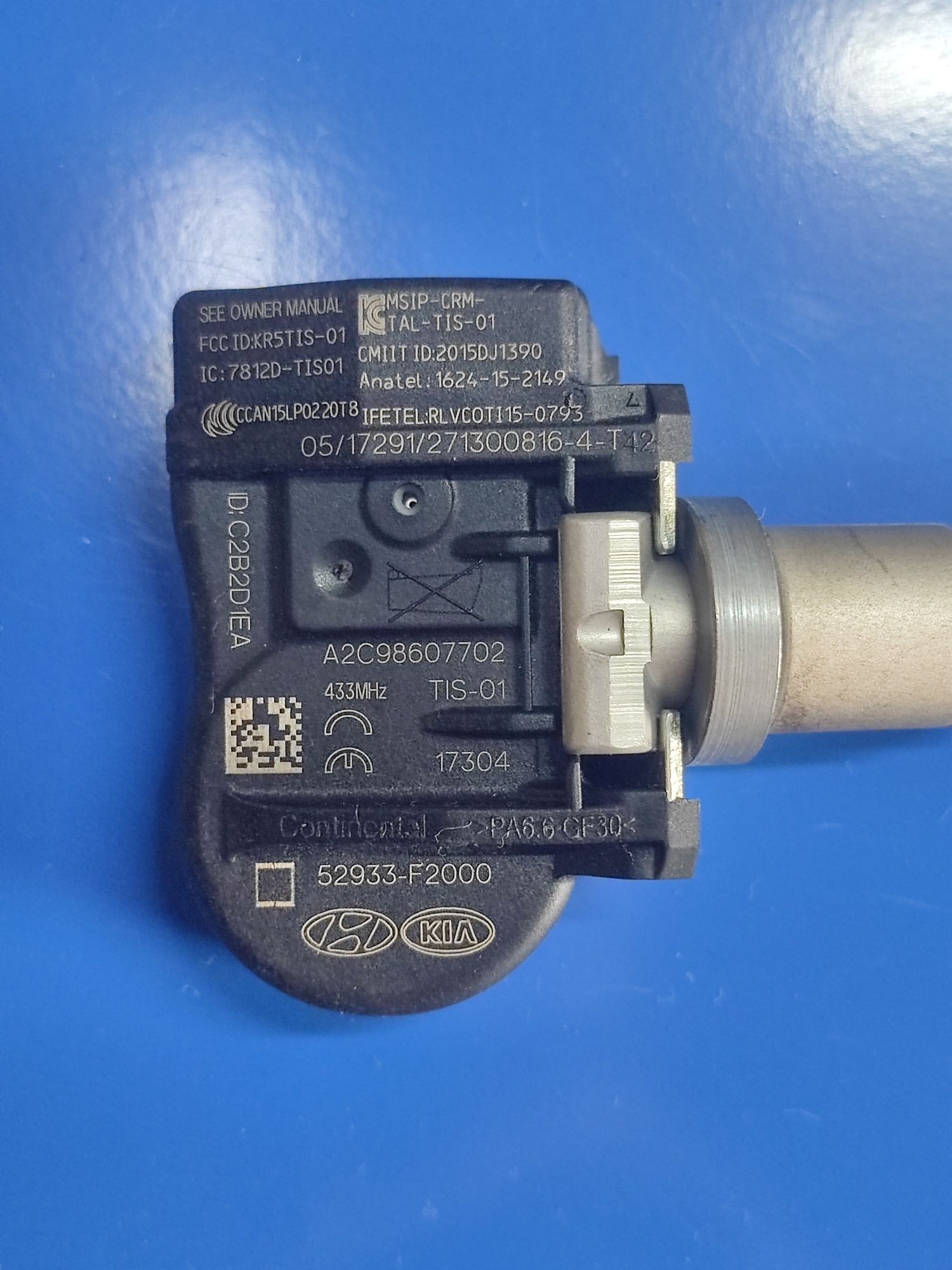 Czujniki ciśnienia TPMS | Hyundai Kia 52933-F2000 | Oryginalne