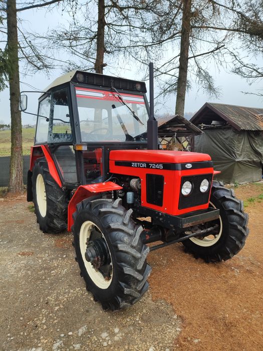Ciągnik Rolniczy Zetor 7245 4x4 1990r Fajny stan ! nie 7745 nie Ursus