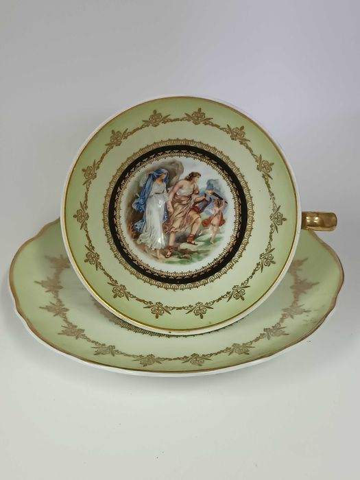 Fabulosa Chavena de chá em Porcelana de Aveiro com Imagens Classicas