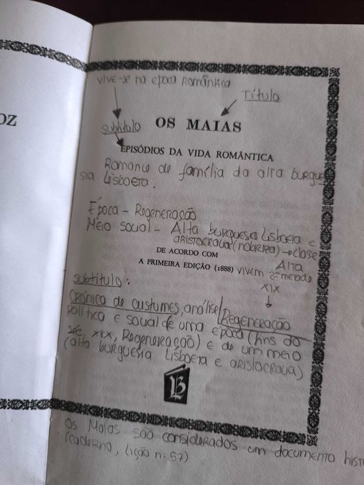 Os Maias de Eça de Queiroz/ Viagens na minha Terra - Almeida Garrett
