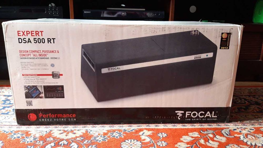 Subwoofer car audio FOCAL DSA 500 RT, nowy
