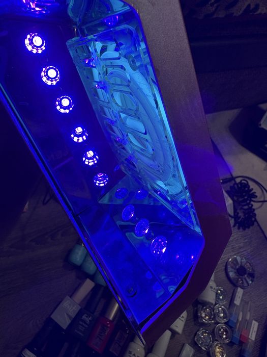 Набір для гель лаку, уф лампа, фрезер для нігтів, гель лак