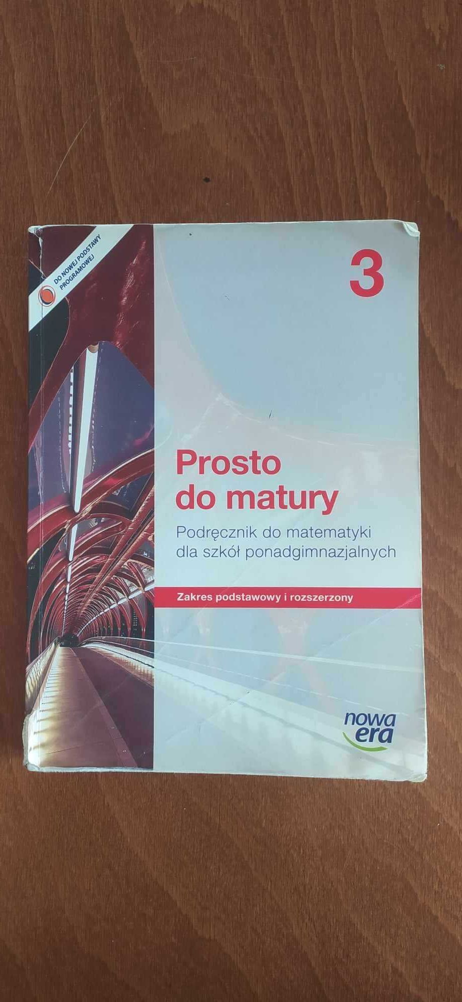 Prosto do matury 3  -podręcznik do matematyki