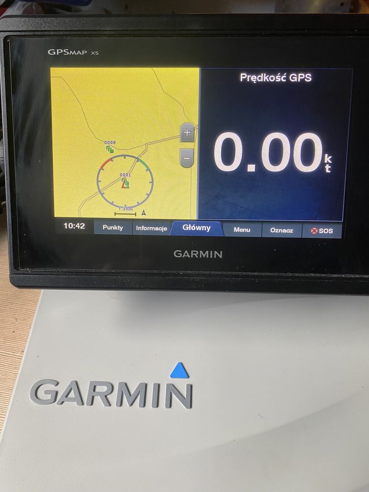 Ploter Garmin 722xs z przetwornikiem kadłubowym .