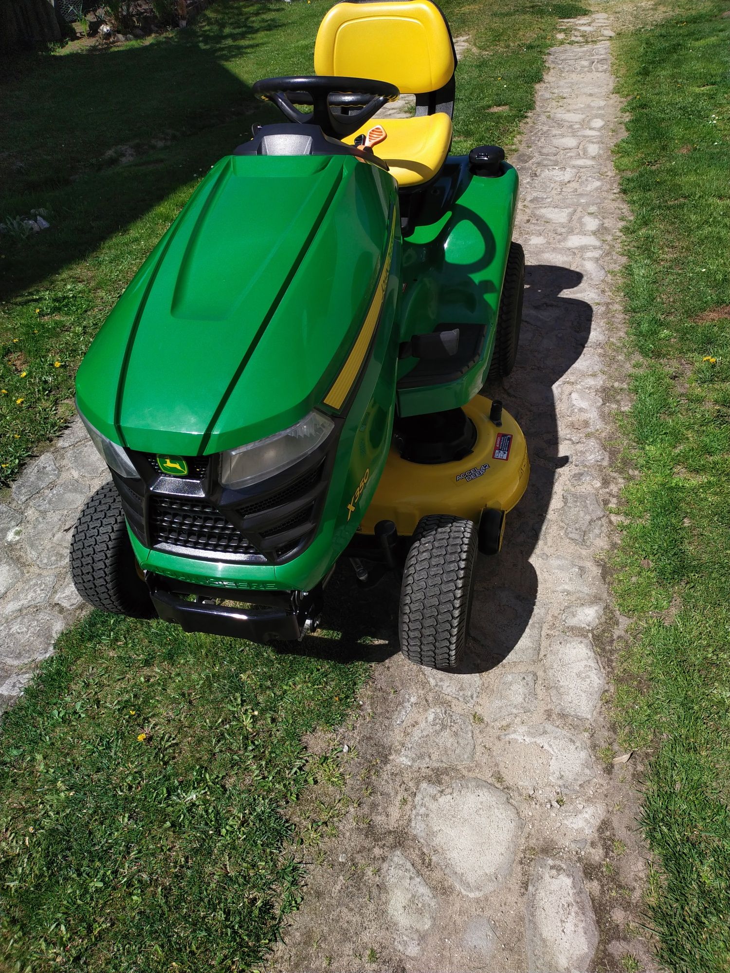 John Deere X 350 mulczer