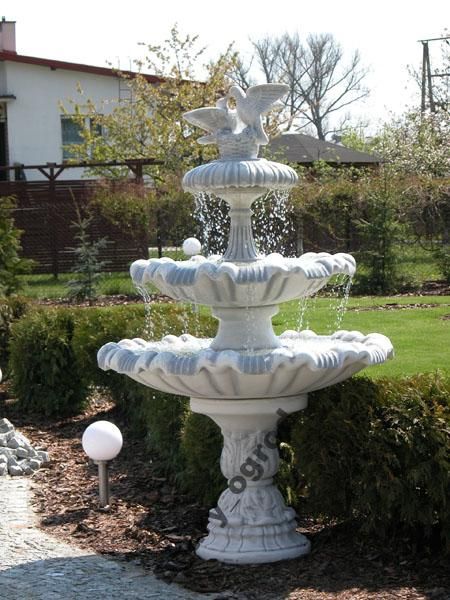 Piękna ogrodowa fontanna - m43a + pompa