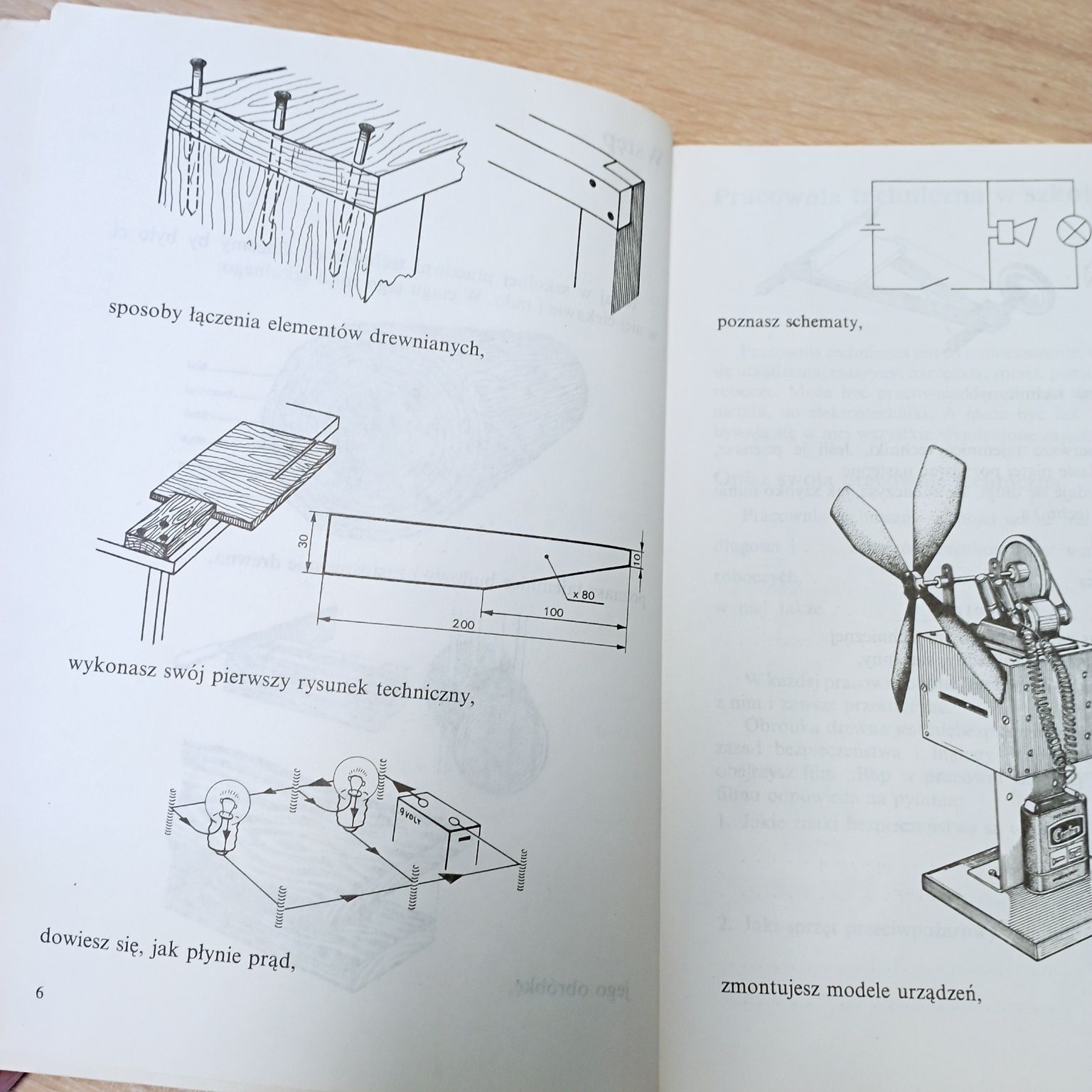 Technika 4 szkoły podstawowej Bober, Zarzecka 1993 ćwiczenia czyste