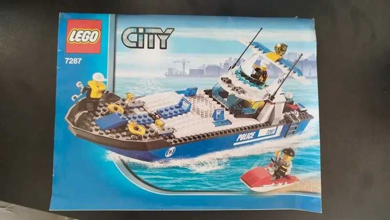 Klocki LEGO 7287 City łódź policyjna